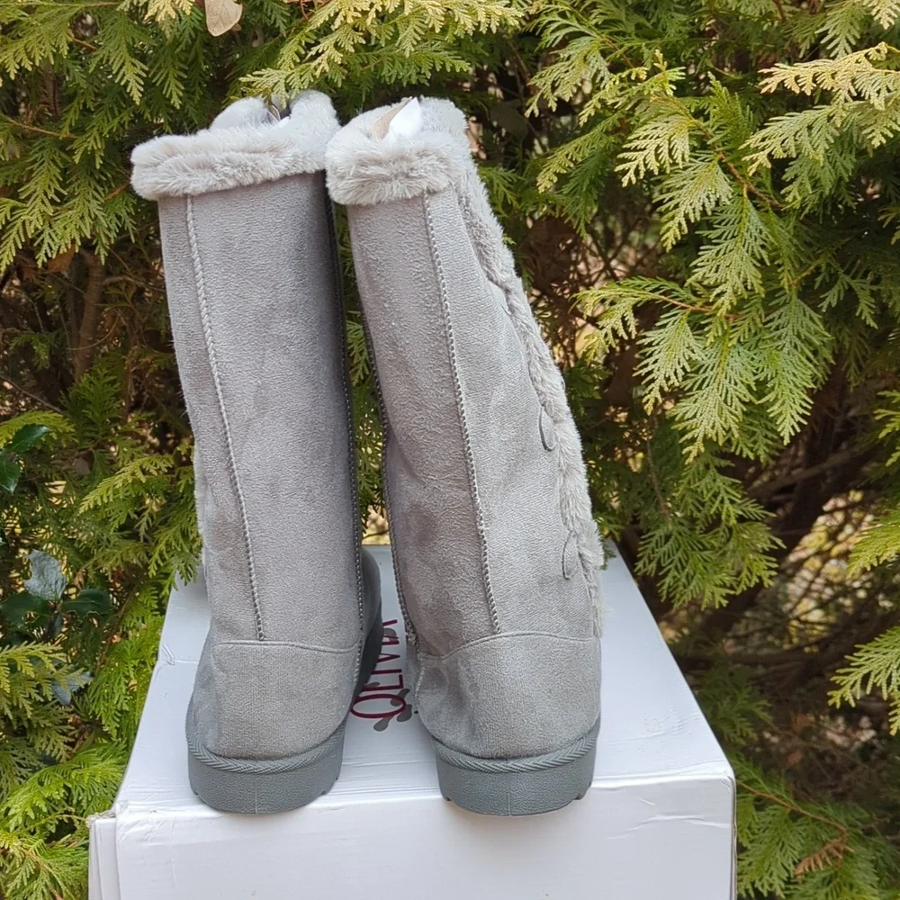 Olivia Miller Faux Fur Winter Boots